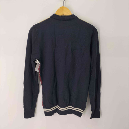 フレッドペリー FRED PERRY メリノウール100 アーガイルチェックカーディガン メンズ JPN:S